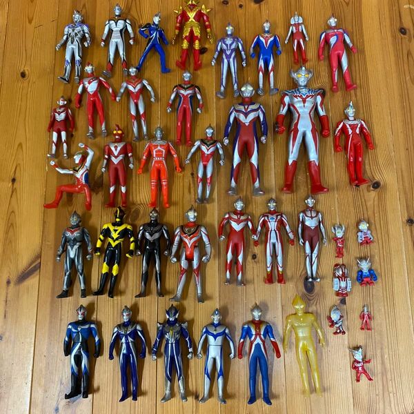 【40体】ウルトラマンシリーズソフビ、フィギュア、玩具まとめ売り 円谷プロ