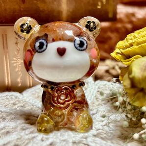 オルゴナイト 置物 癒しゆるくま3