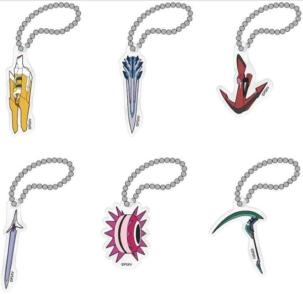 【シンフォギア】 アームドギア 全種類 セット 【アクキー・アクリルキーホルダー