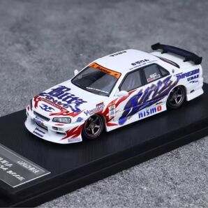 D1グランプリ スカイライン r34 ミニカー 1/64