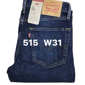 新品タグ付/LEVI’S/リーバイス/515スリムテーパー/ストレッチデニム/W31