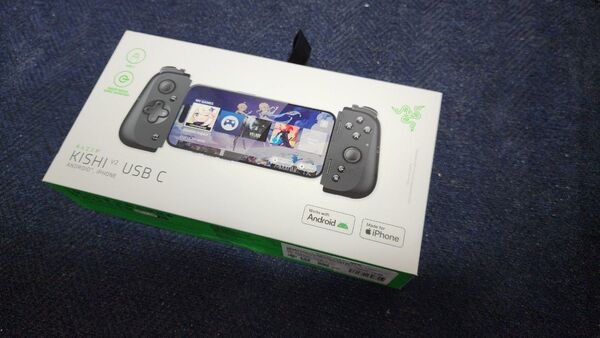 Razer Kishi V2 for Android (USB-C) モバイルゲームコントローラー ケース付き