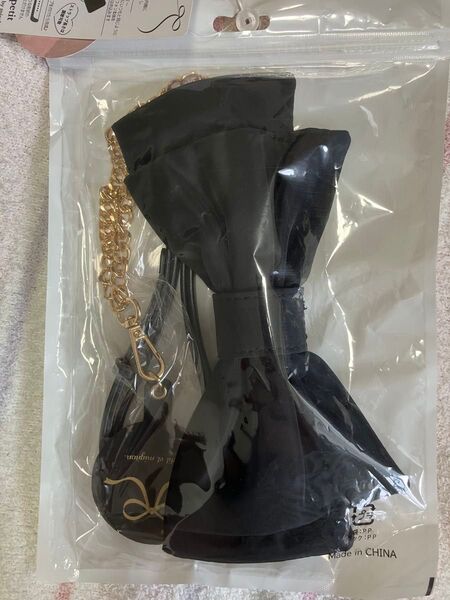 新品 青木美沙子 しまむらコラボ リボンスマホショルダーストラップ