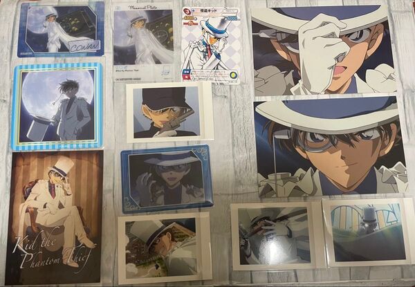 再値下げ レア☆名探偵コナン 怪盗キッド 黒羽快斗 銀翼の奇術師 ポストカード ぱしゃこれ カード