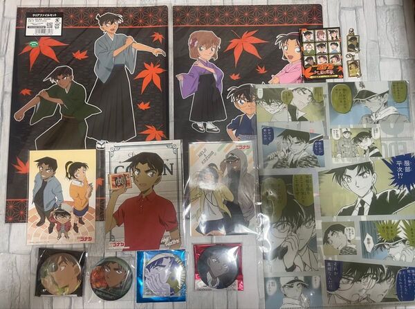 再値下げ 名探偵コナン から紅の恋歌 メタルチャーム 遠山和葉 服部平次 クリアファイル ブロマイドコレクション 缶バッジ