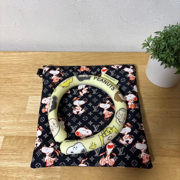 保温保冷 ハンドメイド ネックリングケース ポーチ