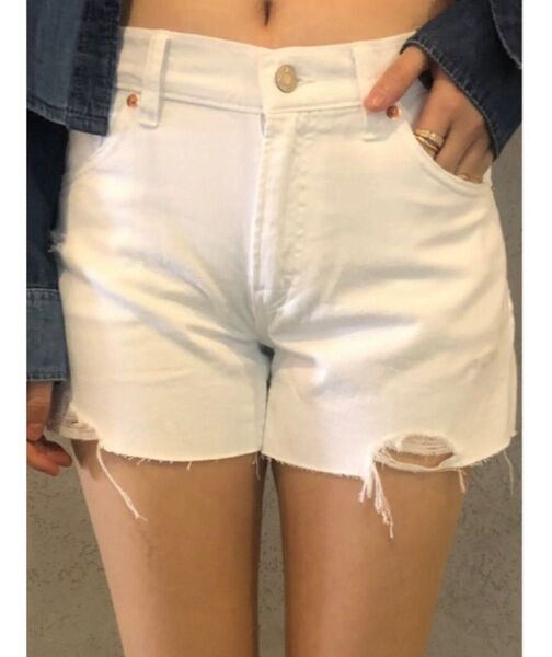 GAP ローライズ ストライド デニムショートパンツ デニム