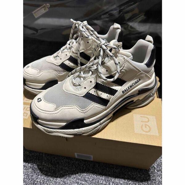 【良品】BALENCIAGA adidas バレンシアガ アディダス コラボ トリプルs