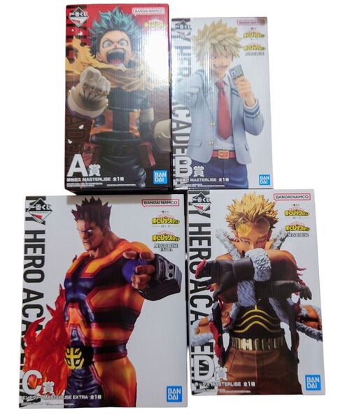 一番くじ 僕のヒーローアカデミア 紡ぐ力 A B C D フィギュア セット