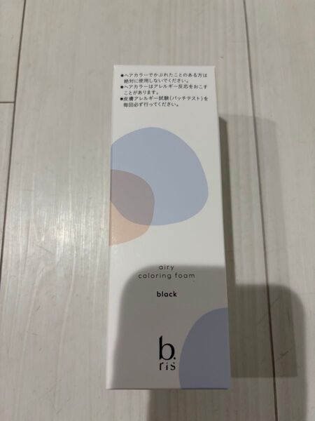 新品未開封 ビーリスカラーリングフォーム白髪染めブラック80g×1本