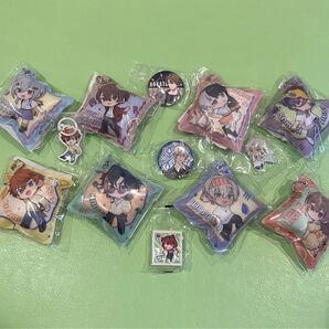 にじさんじ くら寿司コラボ クッションチャーム 全種セット 全8種 +アクスタ チャームなどまとめ売り