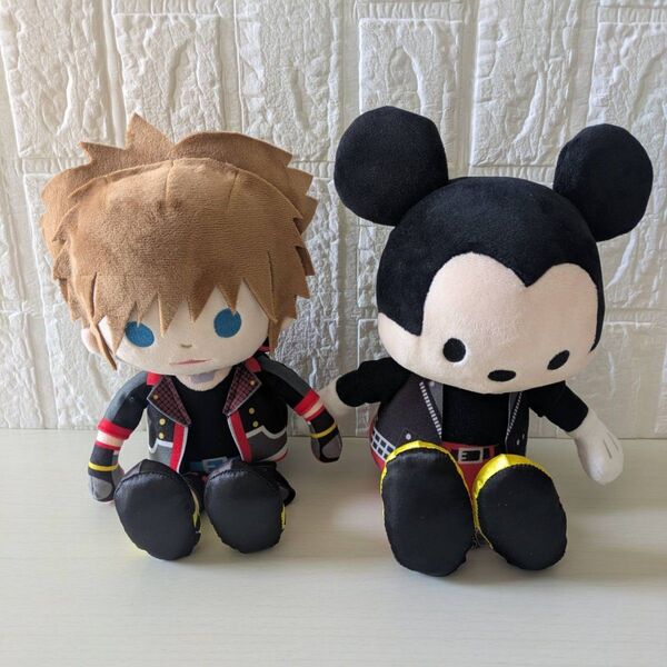 キングダムハーツ ミッキーマウス ぬいぐるみ 2個セット ソラ 一番くじ