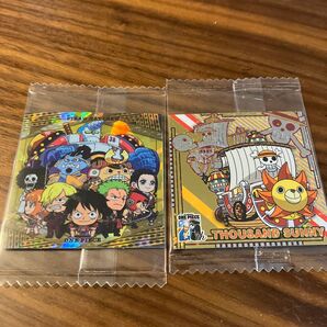 にふぉるめーしょん ワンピース 大海賊シールウエハース 麦わらの一味 サウザンド・サニー号 2枚セット