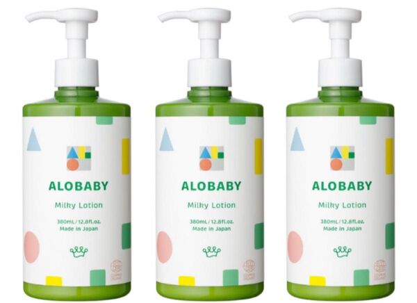 【新品】アロベビー オーガニックミルクローション(ビッグボトル)3本セット