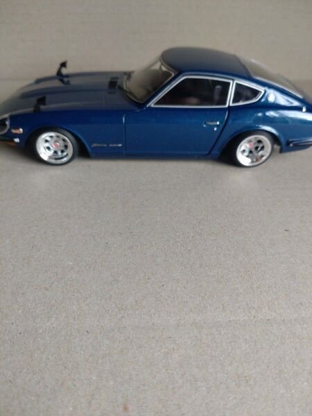 1/24 日産 フェアレディZ S30 青 カスタム 深リム ローダウン アシェット 国産名車コレクション 166