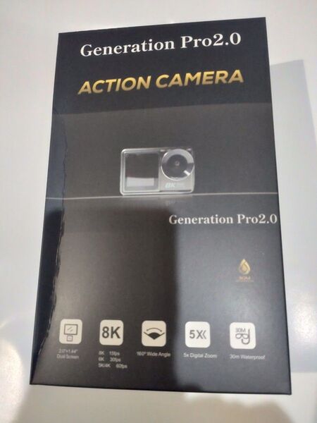 アクションカメラ Generation Pro2.0 +予備バッテリー SONYの画像センサー使用