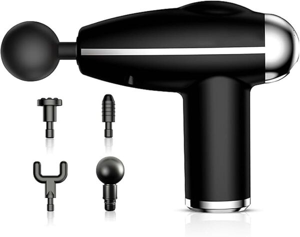 筋膜リリースガン電動ガン ハンディガン Type-C充電式 小型 軽量 黒