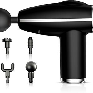 筋膜リリースガン電動ガン ハンディガン Type-C充電式 小型 軽量 黒
