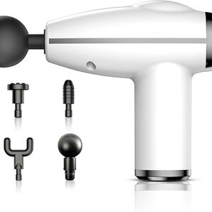 筋膜リリースガン電動ガン ハンディガン Type-C充電式 小型 軽量 白