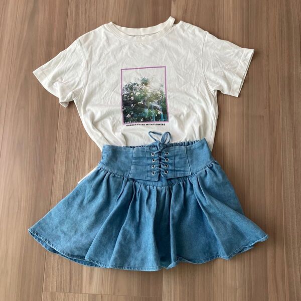 150 ラブトキシック スカート GU Tシャツ セット