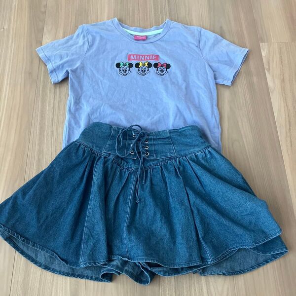 ラブトキシック M スカートパンツ ディズニー 150センチ Tシャツ