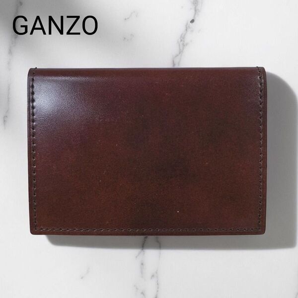 店頭展示品 / 訳あり未使用品 / GANZO / ガンゾ / コードバン / 名刺入れ / カードケース
