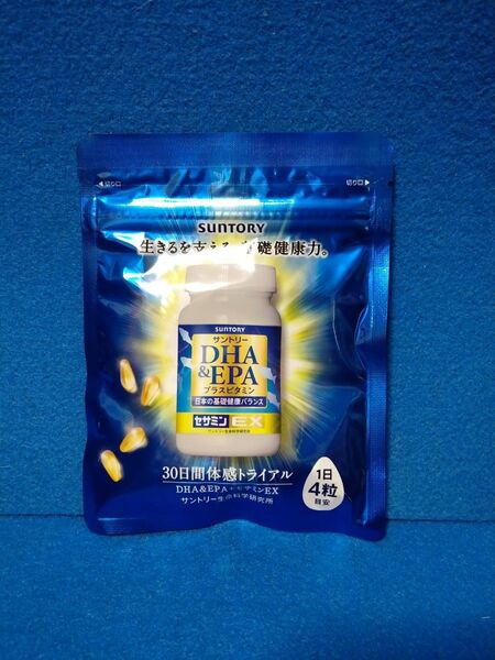サントリー DHA&EPA+セサミンEX 30日分 120粒 × 1個 未開封