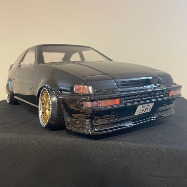 トヨタ レビン86 ドリフト 1/10 ラジコン ボディ トレノ 85