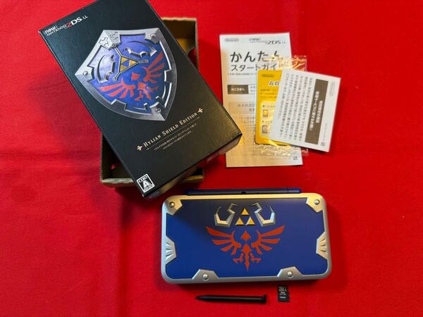 任天堂 New 2DS LL 本体 ゼルダの伝説 時のオカリナ ハイリアの盾仕様 HYLIAN SHIELD EDITION