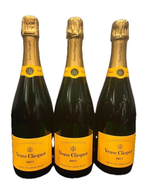 ヴーヴ・クリコ イエローラベル・ブリュット NV 750ml3本