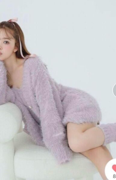 藤田ニコル 薄紫 カルナムール ピーチジョン ルームウェア