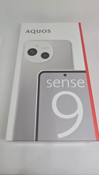 【新品未開封】AQUOS sense9 SIMフリー 8GB 256GB ホワイト SH-M29 納品書付き