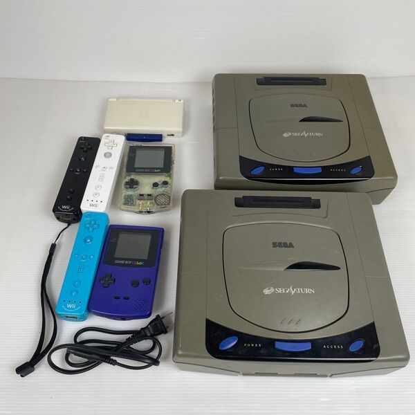 ジャンク品 ゲーム機色々 まとめ売り セガサターン ゲームボーイ DS 等