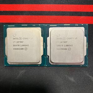 CPU intel core i7 10700F 2個セット