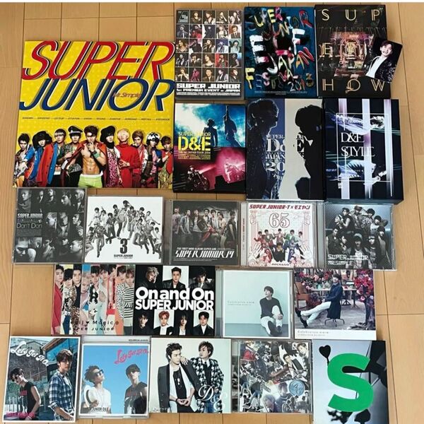 まとめ売り★SUPER JUNIOR CD DVD 21点セット トレカ SUPER SHOW7 D&E ウニョク ドンヘ
