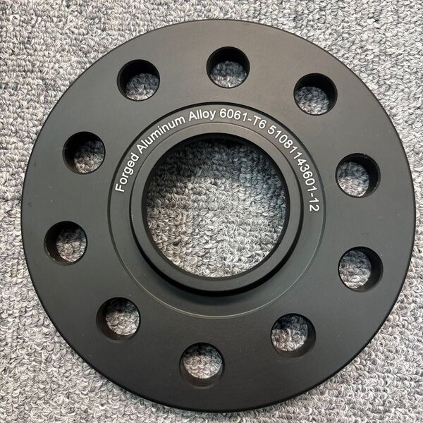 ホイールスペーサー アルミ 鍛造 PCD114.3 ハブ径60.1 厚み12mm ハブ高さ11mm 2枚セット