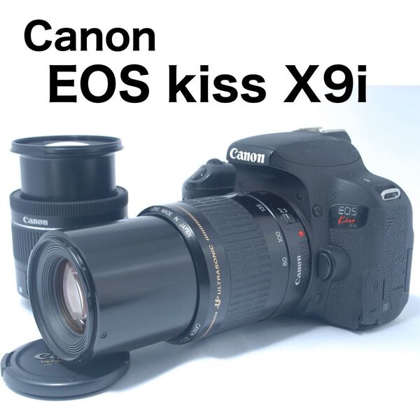 Canon EOS Kiss X9i☆Wi-Fi内蔵 一眼レフカメラ ダブルズームセット