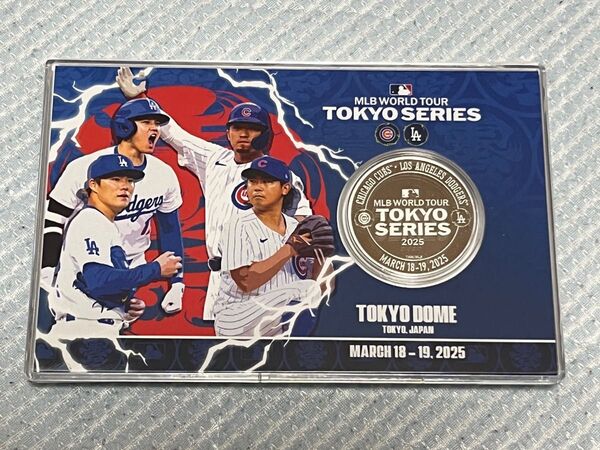 MLB 東京シリーズ 2025 カブス vs ドジャース 開催記念 コインカード
