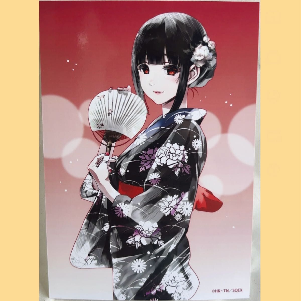 賭ケグルイ メロンブックス 特典 イラストカード 桃喰リリカ 賭ケグルイ メロンブックス 特典 イラストカード 桃喰リリカ