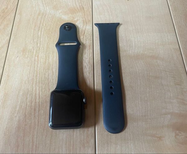 訳あり アップルウォッチ3 Apple Watch Series 3 38mm ブラック GPSモデル 初期化済