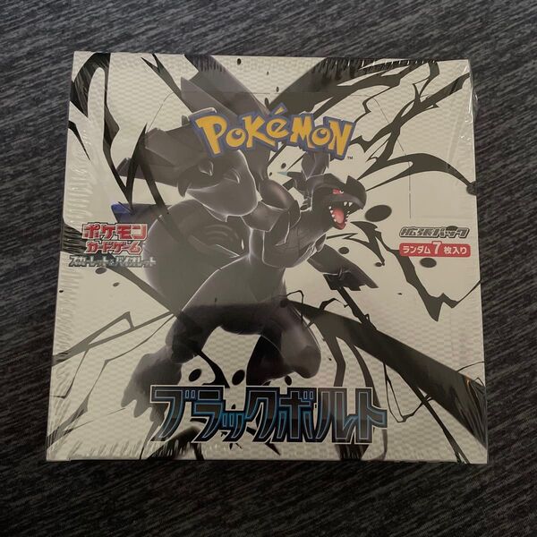 ポケモンカードゲーム 1BOX ポケモンカード シュリンク付 ブラックボルト