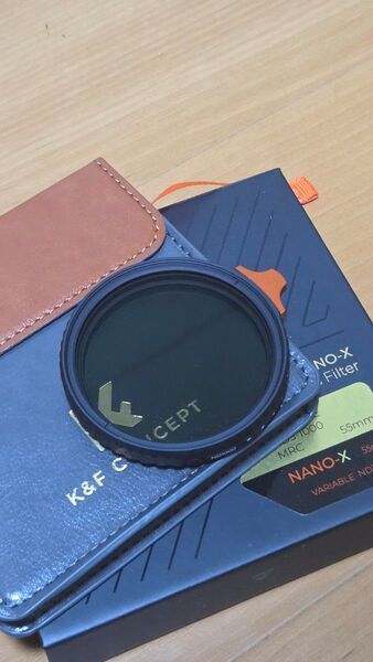 【未使用品】定価14500円 K&F Concept 55mm 可変NDフィルター ND3-ND1000 24層ナノコーティング