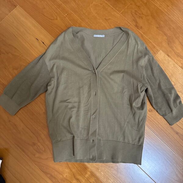 theory luxe セオリーリュクス カーディガン ブラウン コッド 38