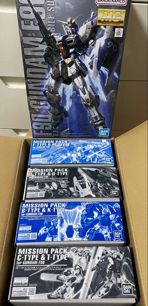 バンダイ MG ガンプラ 未組立セット ガンダムF90 ミッションパック等 プラモデル