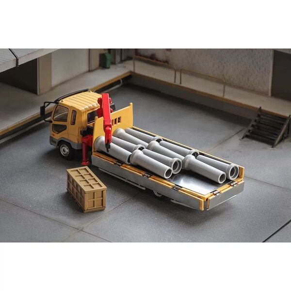 1/64 GCD ゲインコーププロダクツ 三菱 ふそう 搭載型トラッククレーン 黄 新品未開封