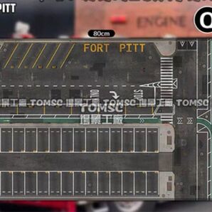 1/64 駐車場 アメリカ道路 ミニカー マット Q マウスパッド