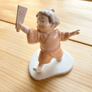 乃りたけ陶房 小島豪作 童人形シリーズ 羽根つき