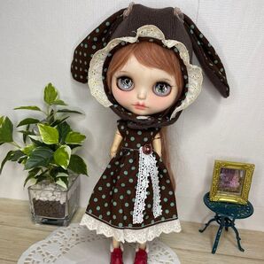 ワンピース ウサ耳帽子 417