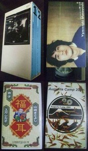 【VHS】 山崎まさよし 4本セット ONE KNIGHT STANDS／Augusta Camp2001/動く山崎 ／福耳