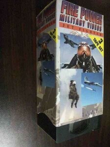 [VHS] FIRE POWER MILITARY VIDEOS JET FIGHTER BOX set 